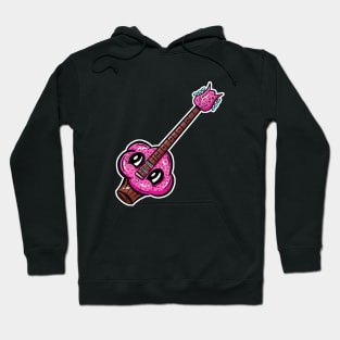 Cupcake Guitar Cartoon Hoodie